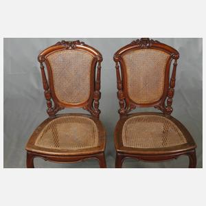 Vier Salonstühle Historismus