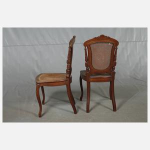 Vier Salonstühle Historismus