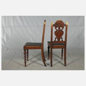 Sechs Speisezimmerstühle Historismus