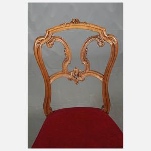 Paar Stühle Neorokoko