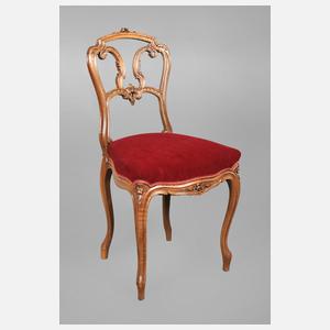 Paar Stühle Neorokoko