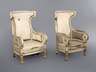 Paar Prunksessel