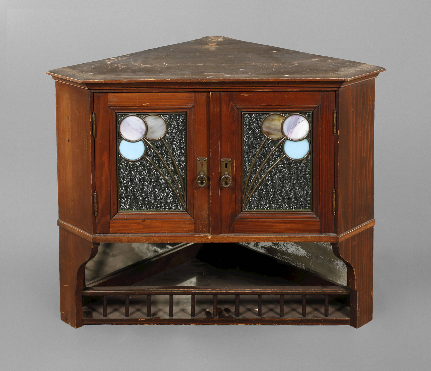 Vitrinenaufsatz Jugendstil