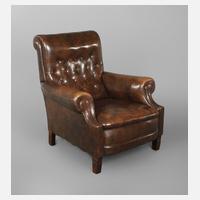 Ledersessel Art déco111