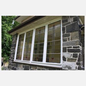 Große Bleiverglasung