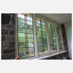 Große Bleiverglasung