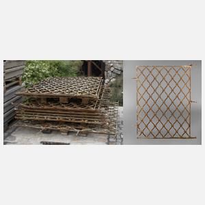 13 große Fenstergitter