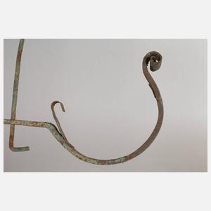 Sieben Dachrinnenhalter Schmiedeeisen