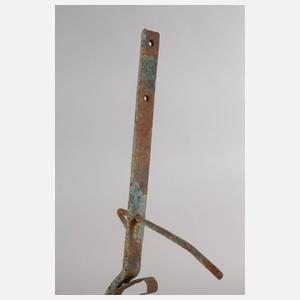 Sieben Dachrinnenhalter Schmiedeeisen