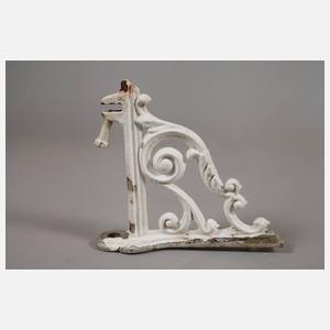 Vier Wandkonsolen Gusseisen