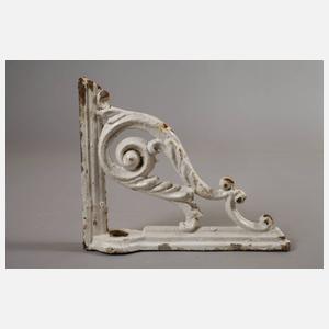 Paar Wandkonsolen Gusseisen