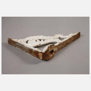 Paar Wandkonsolen Gusseisen