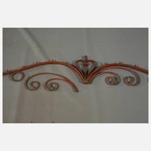 Sechs Bekrönungen Schmiedeeisen