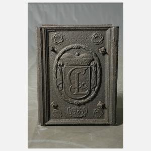 Zwei barocke Ofenplatten