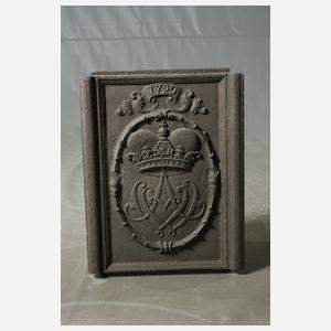 Zwei barocke Ofenplatten