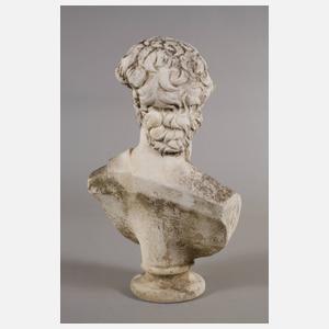 Gartenfigur Herrenbüste