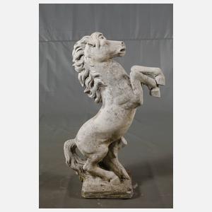 Gartenfigur Pferd