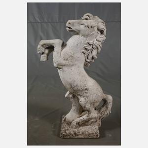 Gartenfigur Pferd