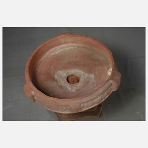 Paar Pflanzschalen Terrakotta