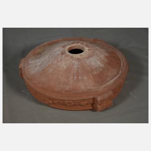 Paar Pflanzschalen Terrakotta