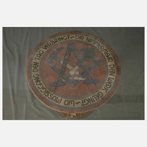 Gartentisch der Dachdeckerzunft