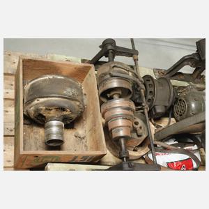 Drei Elektromotoren und Transmission