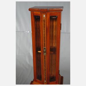 Paar Säulenvitrinen Jugendstil