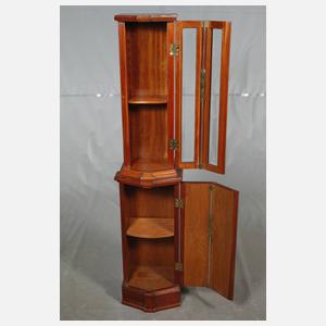 Paar Säulenvitrinen Jugendstil