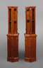 Paar Säulenvitrinen Jugendstil