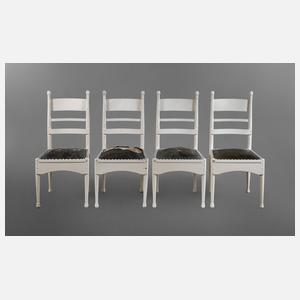 Vier Stühle Richard Riemerschmid