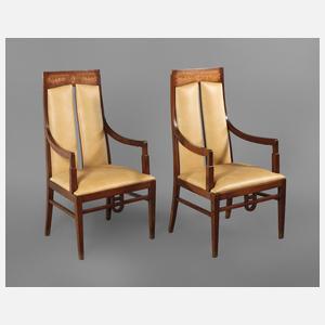 Paar Armlehnsessel Jugendstil