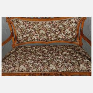 Kleine Jugendstil-Sitzbank