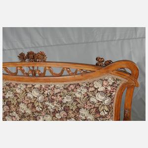 Kleine Jugendstil-Sitzbank