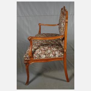 Kleine Jugendstil-Sitzbank