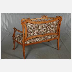 Kleine Jugendstil-Sitzbank