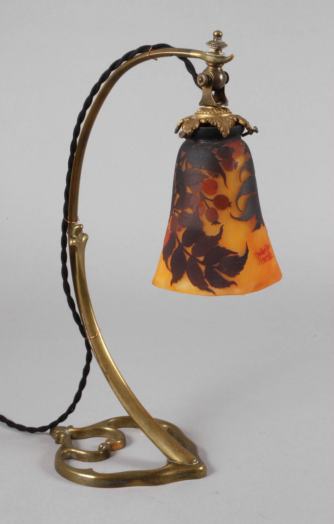 Frankreich Tischlampe Muller Frères