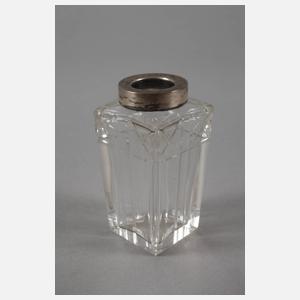 Weimar zwei Miniaturvasen mit Silbermontur