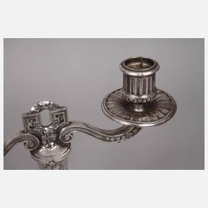 Paar Tafelleuchter Efeudekor