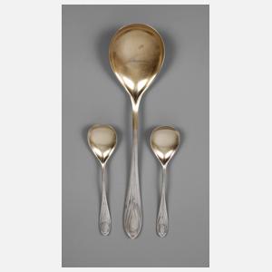 Hans Christiansen Eisvorleger mit zwei Löffeln