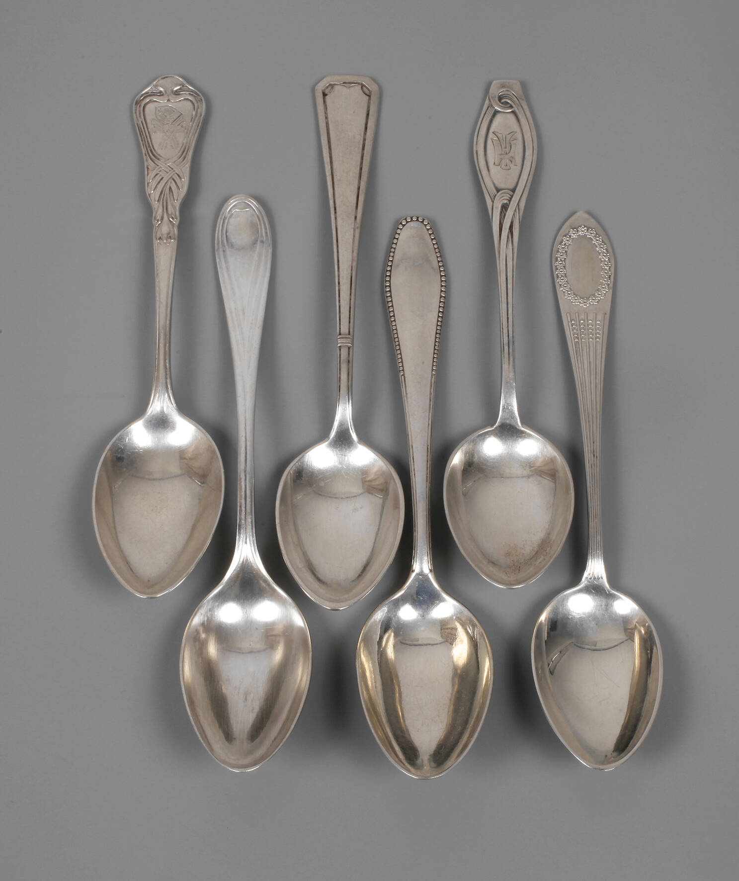 Silber sechs Kaffeelöffel