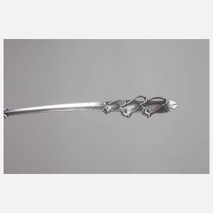 Niederlande drei Silberlöffel mit Glockenblumen