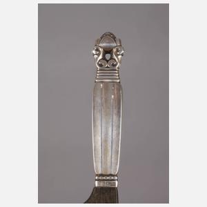 Jensen Kaviarmesser "König/Acorn" Silber