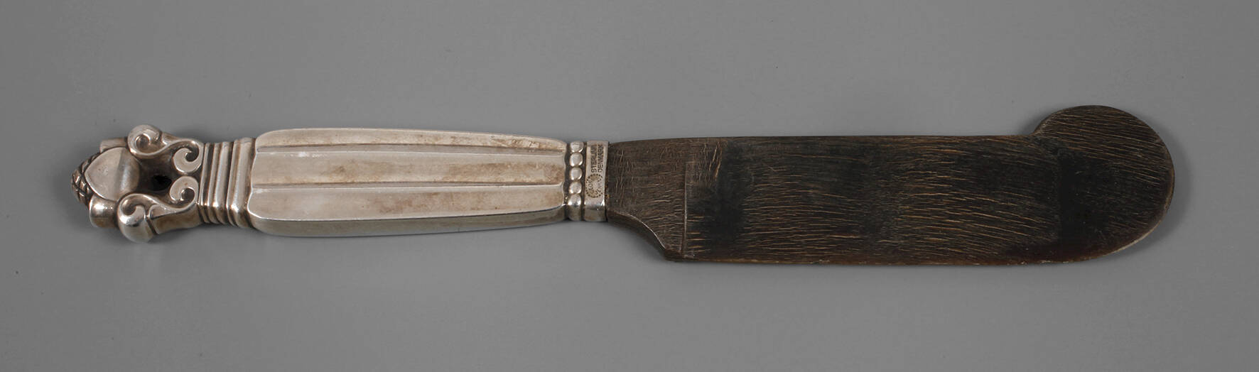 Jensen Kaviarmesser "König/Acorn" Silber