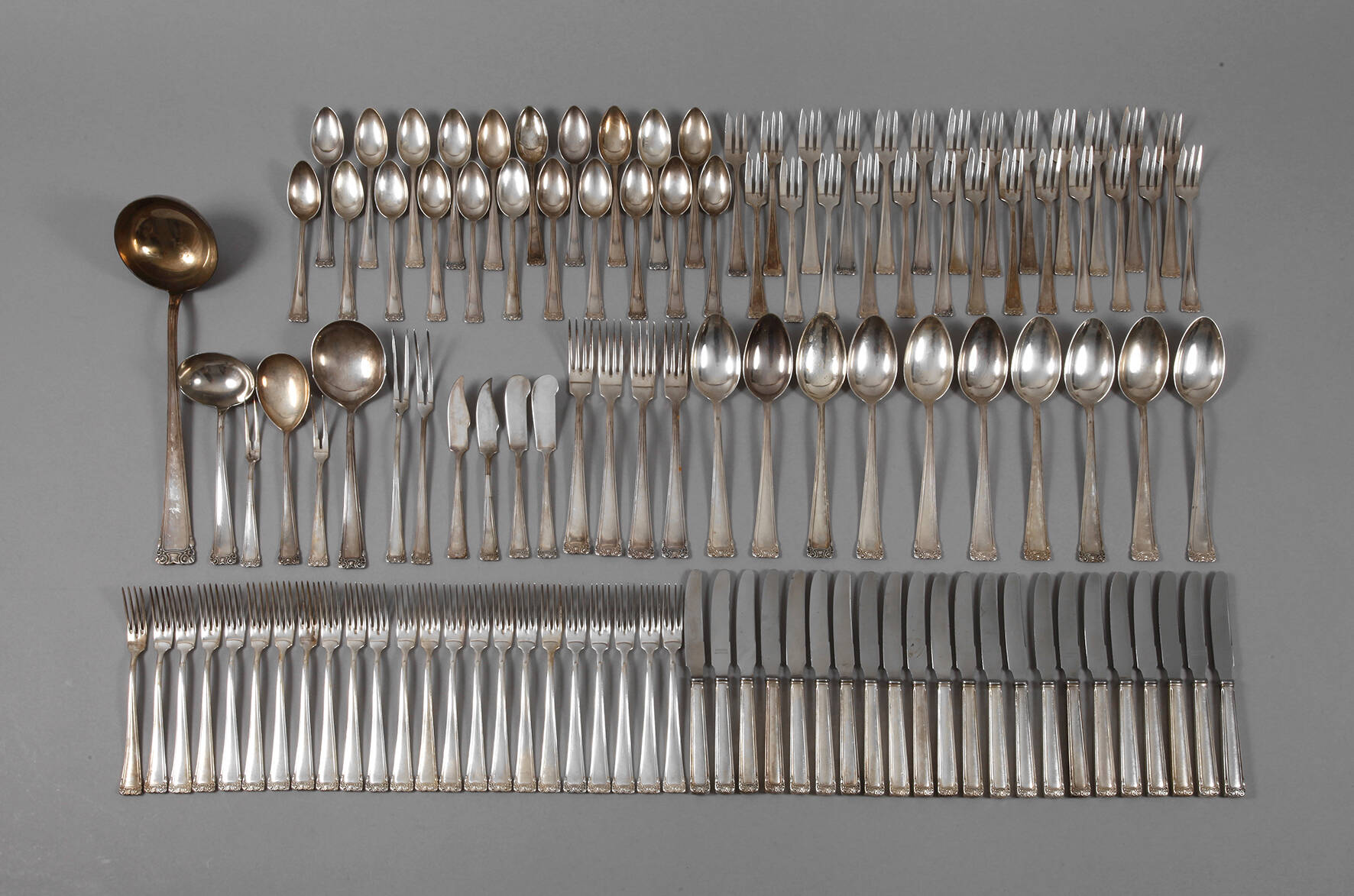 Silber großes Besteckset Karl Groß