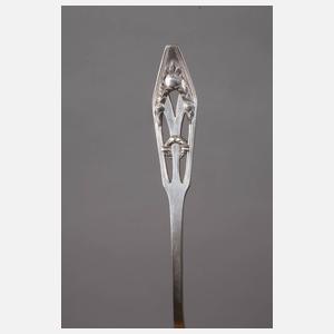 Paar Vorlegelöffel Phantasiemuster