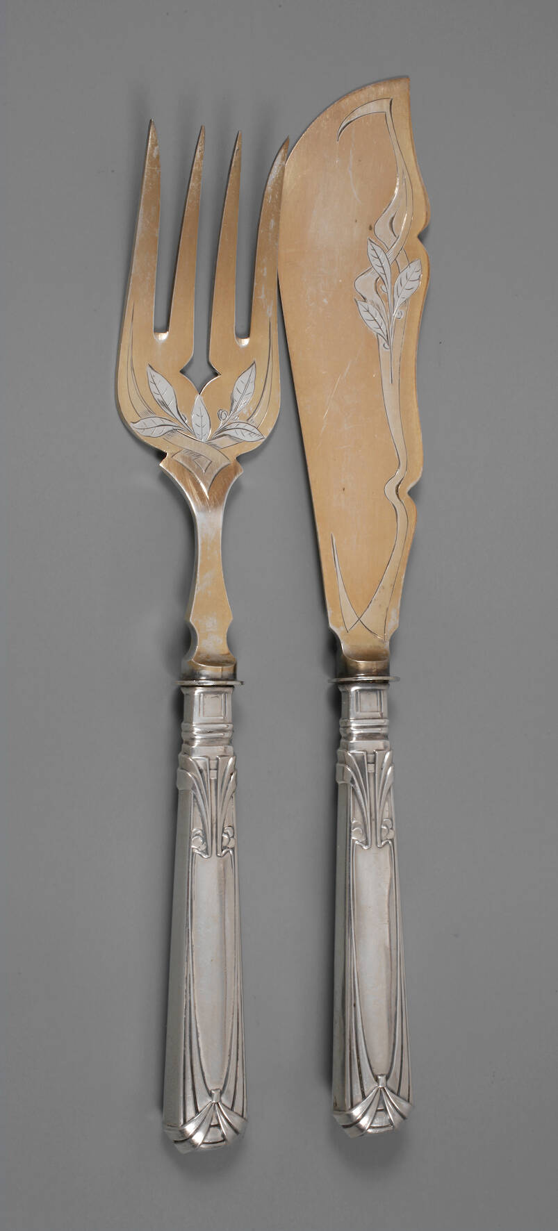 Peter Behrens, Paar Vorlegeteile Silber