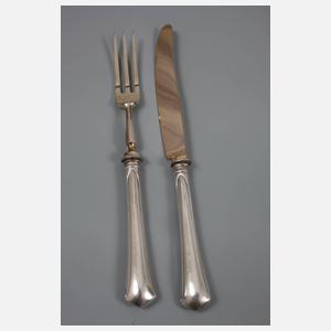 Peter Behrens Obstbesteck Silber