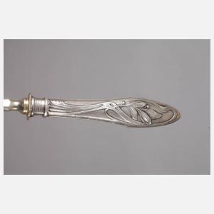 Silber Tortenheber Jugendstil