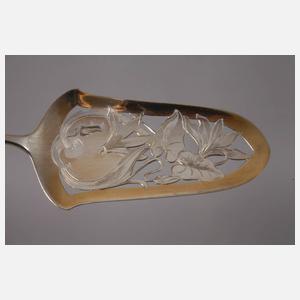 Silber Tortenheber Jugendstil