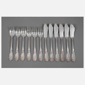 Fischbesteck "Orchidee"